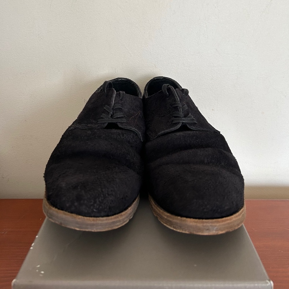 BNWOT Vintage Black AllSaints Derby Shoes US 10/UK 9/EU 43